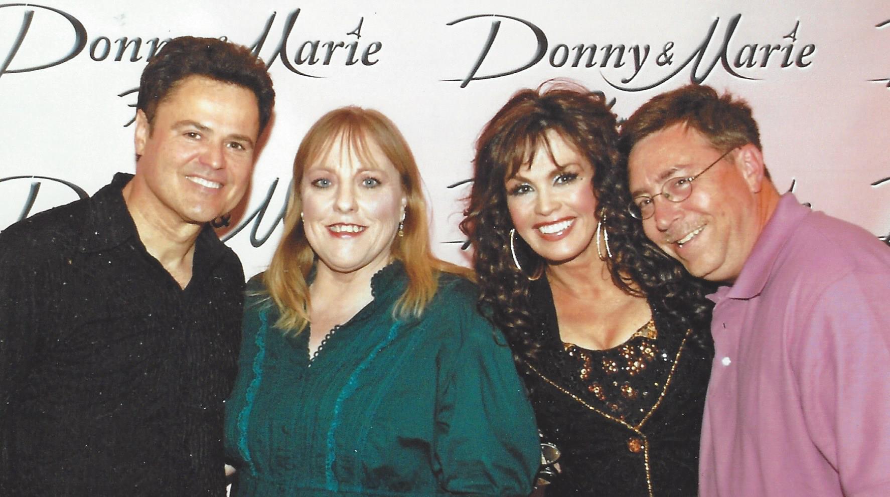 Through The Years With Donny & Marie book cover